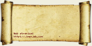 Jovana Došenović vizit kartica